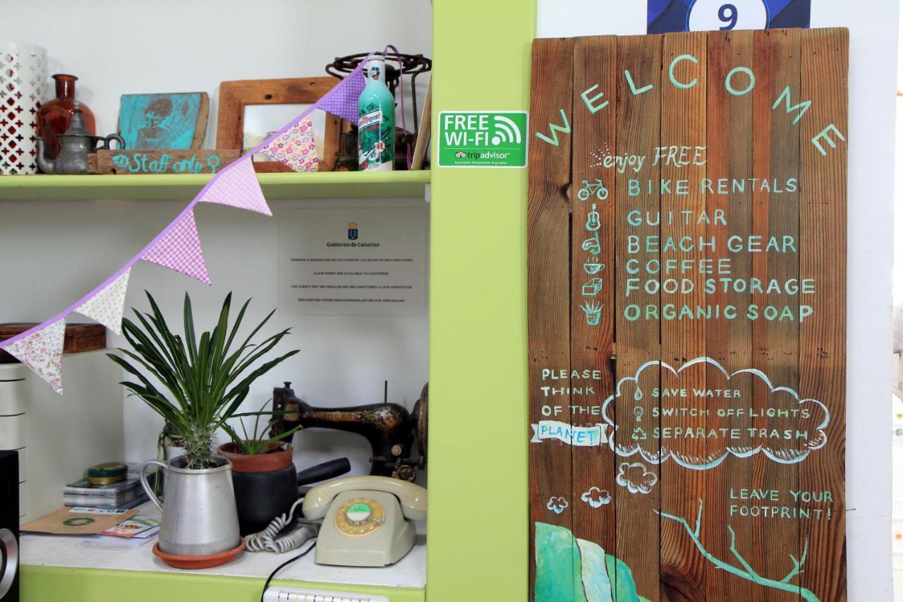 La Papaya - Eco - Yoga - Hiking - Hostel Agaete  Eksteriør billede